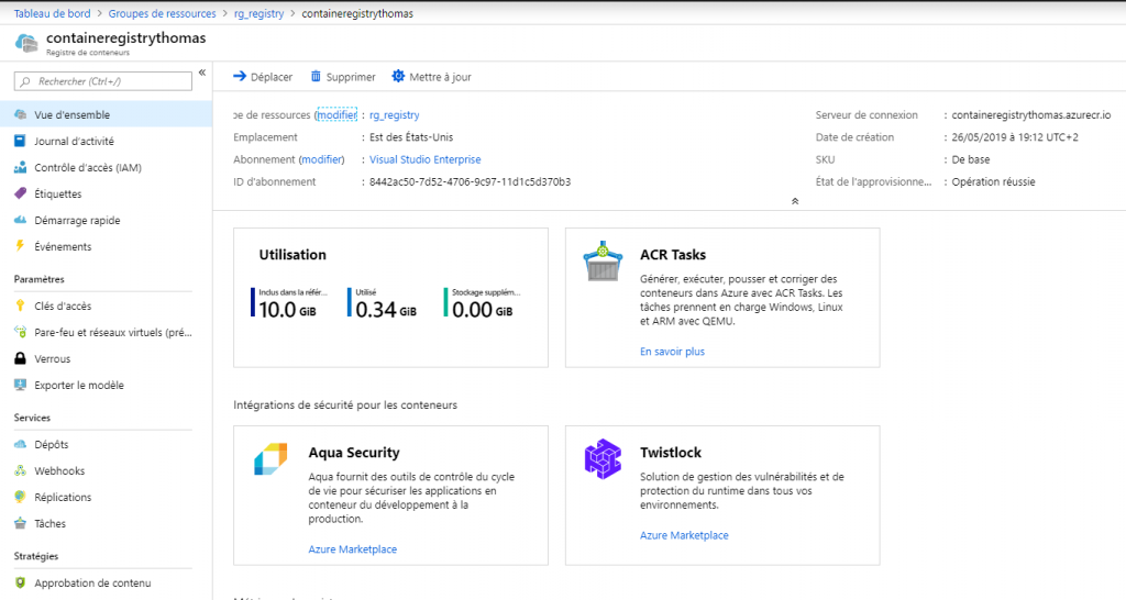 9 1024x546 - Visual Studio & Container Registry