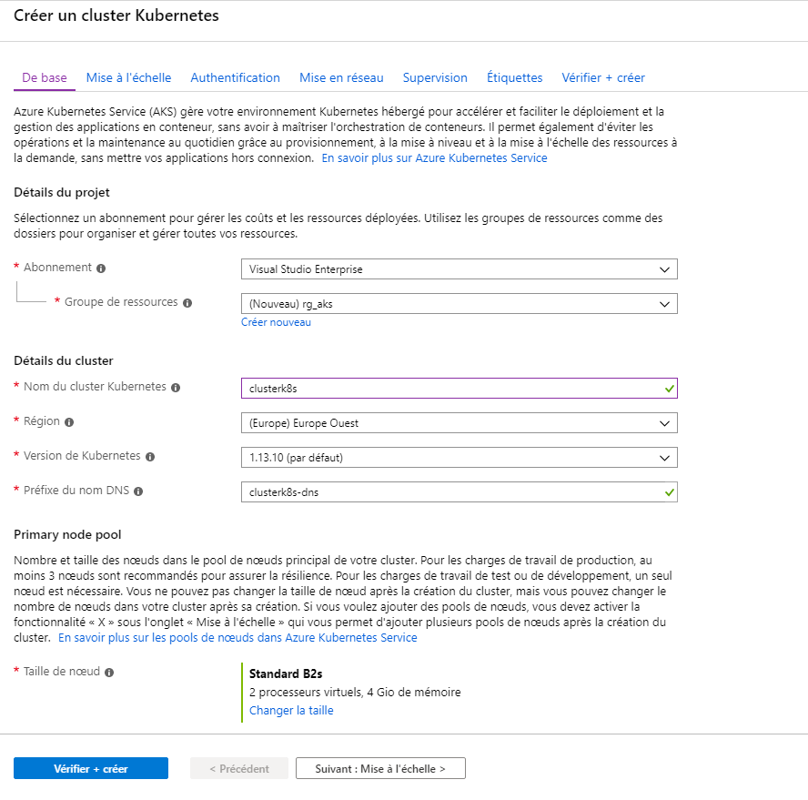 2 - Debugger son cluster Kubernetes dans Azure