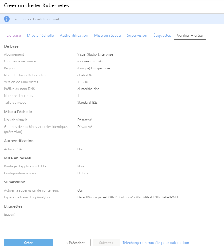 3 - Debugger son cluster Kubernetes dans Azure